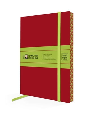 Ruby Red Artisan Paperback Notebook by Flame Tree Studio