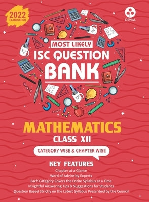 Most Likely Question Bank - Mathematics: ISC Class 12 for 2022 Examination by Oswal