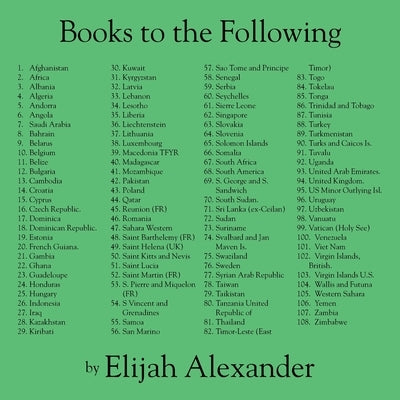 Books to the Following by Alexander, Elijah