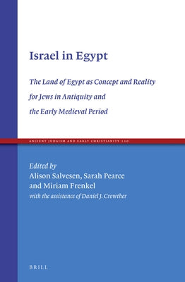 Israel in Egypt: The Land of Egypt as Concept and Reality for Jews in Antiquity and the Early Medieval Period by Salvesen, Alison