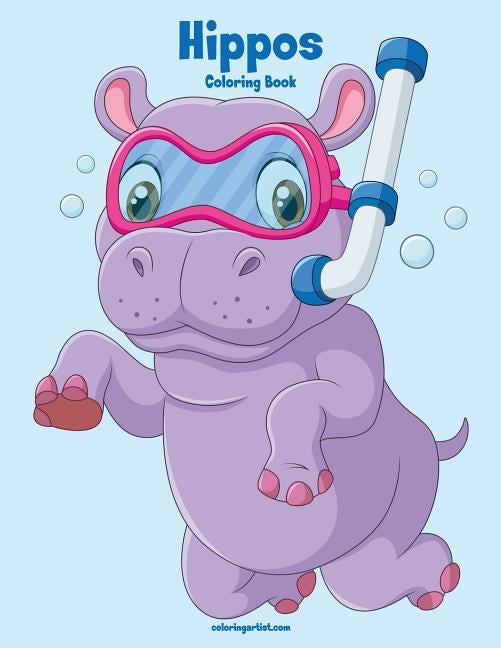 Hippos Coloring Book 1 by Snels, Nick