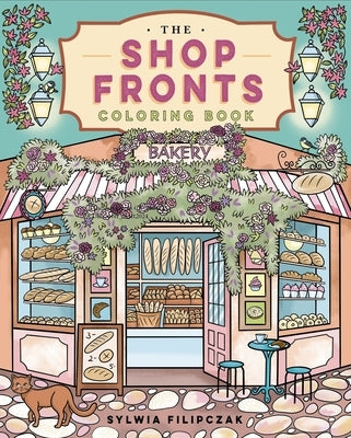 The Shop Fronts Coloring Book by Fililczak, Sylwia
