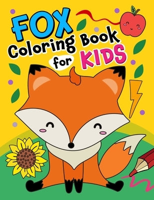 Fox Coloring Book for kids by Pink Rose Press