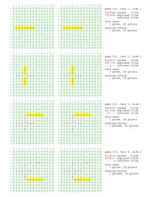 Prime Scrabble Examples 301-350 by Gurtowski, Francis `.