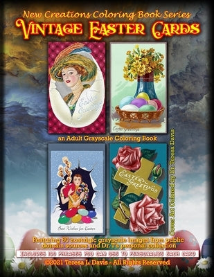 New Creations Coloring Book Series: Vintage Easter Cards by Davis, Brad