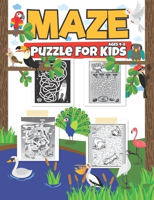 Maze Puzzle For Kids Ages 4-8: A Maze Activity Book For Learning Activities, Problem-Solving and more From Maze Books by Focus, Russ