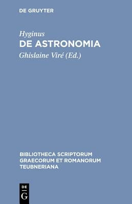 De astronomia by Hyginus