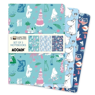 Moomin Classics Set of 3 Standard Notebooks by Flame Tree Studio