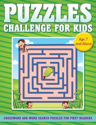 Puzzle Challenge for Kids: Crossword and Word Search Puzzles by Green, Greg