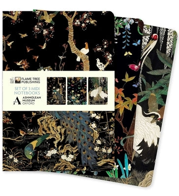 Ashmolean Museum Set of 3 MIDI Notebooks by Flame Tree Studio