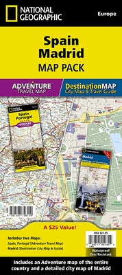 Spain, Madrid [Map Pack Bundle] by National Geographic Maps