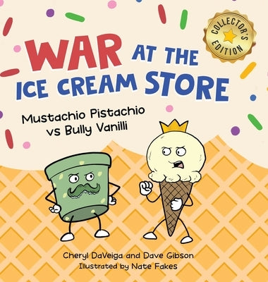 War at the Ice Cream Store (Collector's Edition): Mustachio Pistachio vs Bully Vanilli by Daveiga, Cheryl