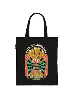 Ray Bradbury: Without Libraries Tote Bag by Out of Print