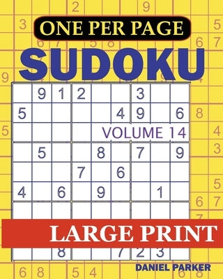 Large Print Easy Sudoku: Sudoku Puzzle Book For Adults - Volume 14 by Press, Samworld
