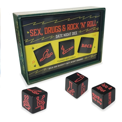 Sex, Drugs & Rock 'n' Roll: Date Night Dice by Chronicle Books