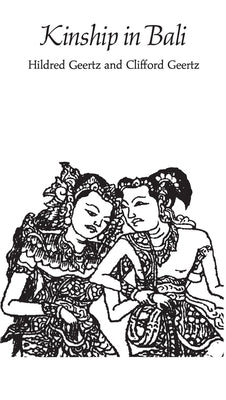 Kinship in Bali by Geertz, Hildred