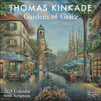 Thomas Kinkade Gardens of Grace with Scripture 2025 Wall Calendar by Kinkade, Thomas