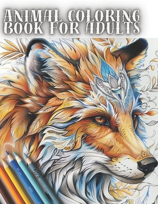Animals Coloring Book For Adults: 45 Amazing Animals Designs for Relax and Calm by Zaharenko, Mykhailo