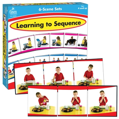 Learning to Sequence 6-Scene: 6 Scene Set by Carson Dellosa Education