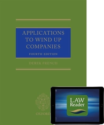 Applications to Wind Up Companies (Book and Digital Pack) [With Access Code] by French, Derek