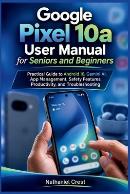 Google Pixel 10a User Manual for Seniors and Beginners: Practical Guide to Android 16, Gemini AI, App Management, Safety Features, Productivity, and T by Crest, Nathaniel