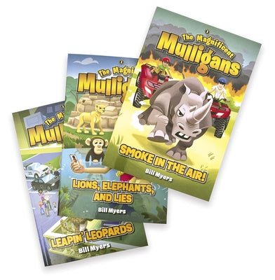 Magnificent Mulligans 3-Pack: Leapin' Leopards / Lions, Elephants, and Lies / Smoke in the Air! by Myers, Bill