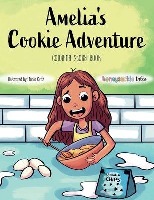 Amelia's Cookie Adventure: A Coloring Storybook Adventure for Kids Ages 4 to 10, Full of Family Fun by Honeysuckle Tales