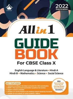 All in 1 Guide Book: CBSE Class 10 for 2022 Examination by Gurukul