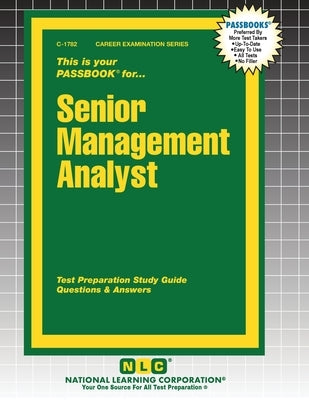 Senior Management Analyst by Passbooks