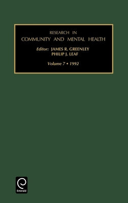 Research in Community and Mental Health by Greenley, James R.