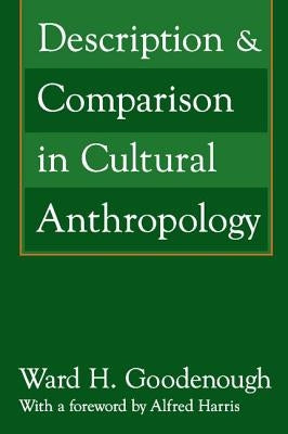 Description & Comparison in Cultural Anthropology by Harris, Alfred