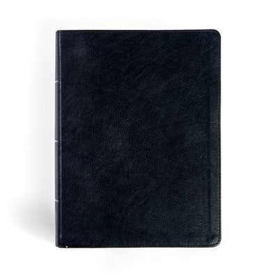 CSB Study Bible, Large Print, Digital Study Edition, Black Leathertouch by Csb Bibles by Holman
