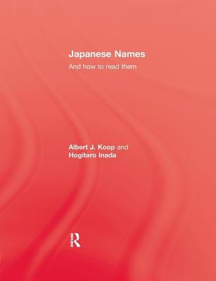 Japanese Names & How to Read by Koop