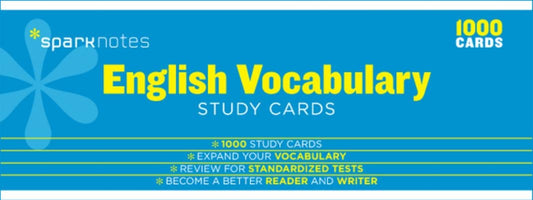 English Vocabulary Sparknotes Study Cards: Volume 7 by Sparknotes