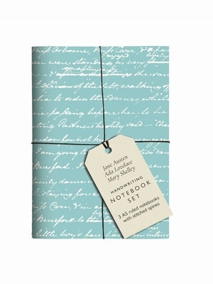 Jane Austen, ADA Lovelace, Mary Shelley Handwriting Notebook Set: 3 A5 Ruled Notebooks with Stitched Spines by Bodleian Library