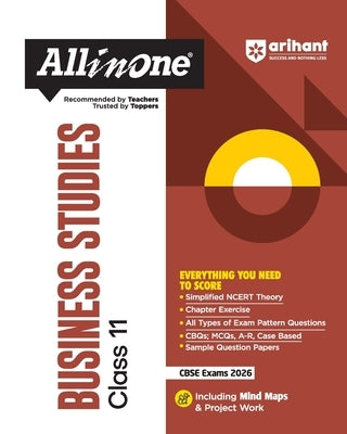 AIO CBSE Business Studies 11th by Agarwal, Ishita
