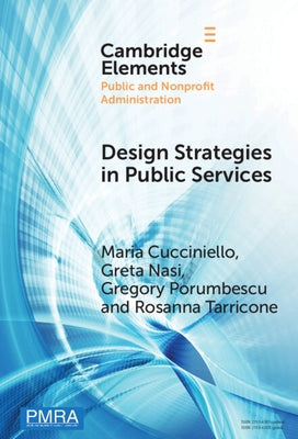Design Strategies in Public Services by Cucciniello, Maria