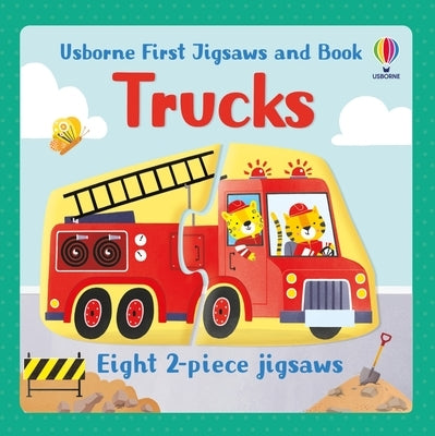 Usborne First Jigsaws and Book: Trucks by Wheatley, Abigail