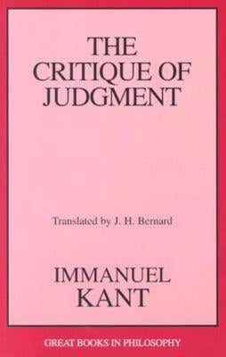 The Critique of Judgment by Kant, Immanuel