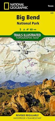 Big Bend National Park Map by National Geographic Maps