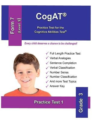 Cogat: Practice Test for the Cognitive Abilities Test: Form 7 Level 9 by Gifted and Talented Test Editors