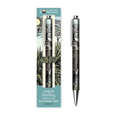 Angela Harding: Hidden Hares Boxed Decorative Ballpoint Pen by Flame Tree Studio
