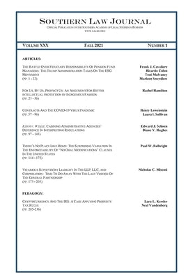 Southern Law Journal Fall 2021 by Brown, Diana