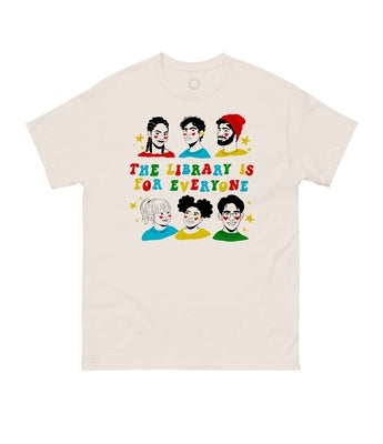 Mychal Threets: Library Is for Everyone Unisex T-Shirt Large by Out of Print