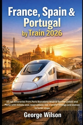France, Spain & Portugal by Train 2026: 10 rail itineraries from Paris Barcelona Madrid Seville Lisbon and Porto with tickets seat reservations real t by Wilson, George