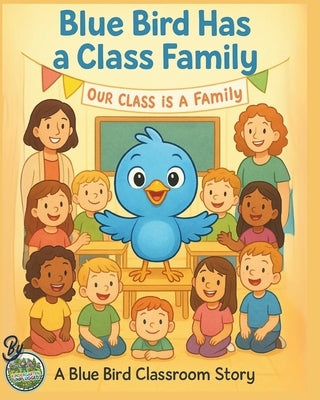 Blue Bird Has A Class Family by Galvao, Crystal