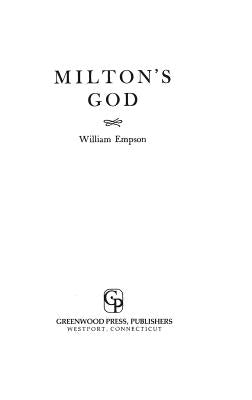 Milton's God by Empson, William