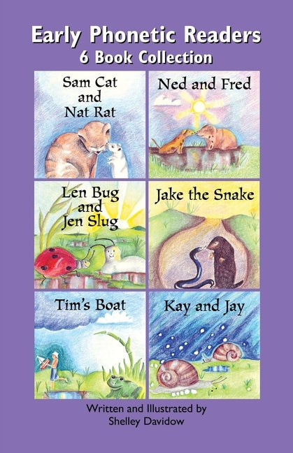 Early Phonetic Readers: 6 Book Collection by Davidow, Shelley