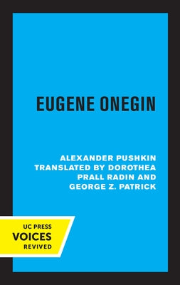 Eugene Onegin by Radin, Dorothea Prall
