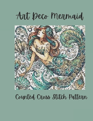Art Deco Mermaid: Counted Cross Stitch Pattern by Media, Paper Moon